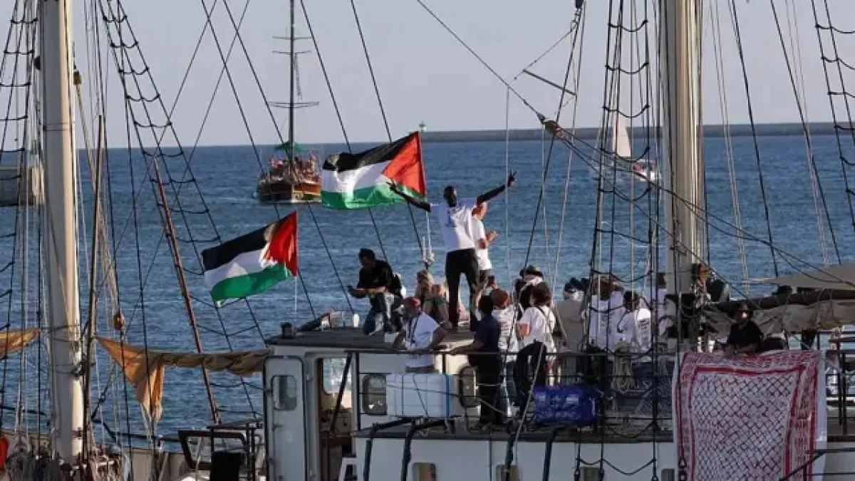 Flotilla Global Sumud estima su llegada a Gaza en tres o cuatro días