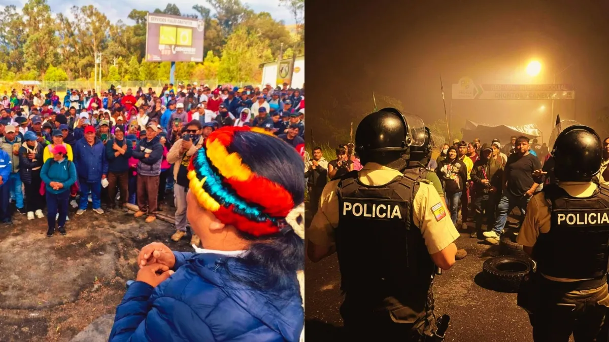 Conaie en pie de lucha: define nuevas acciones tras once días de paro nacional y represión en Ecuador