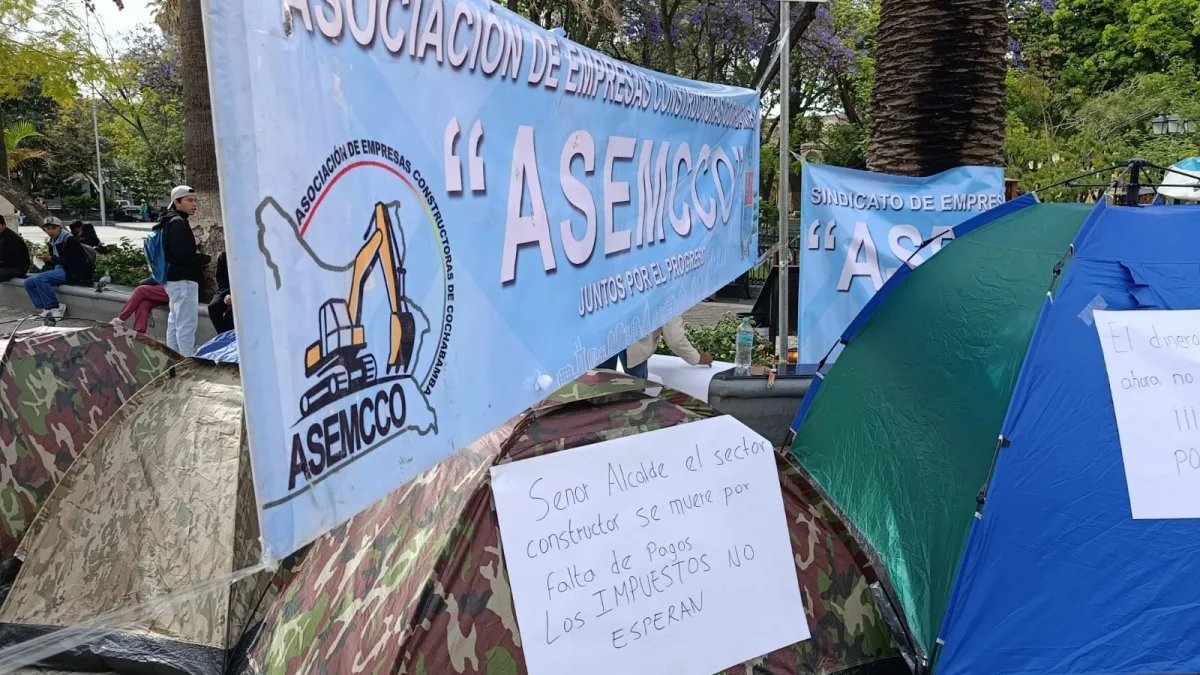 Constructoras exigen a Reyes Villa el pago de Bs 4 millones por obras concluidas