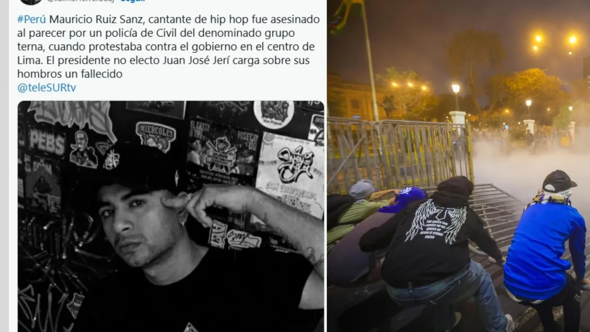 Represión en Lima deja un muerto y decenas de heridos en protesta contra Gobierno y Congreso