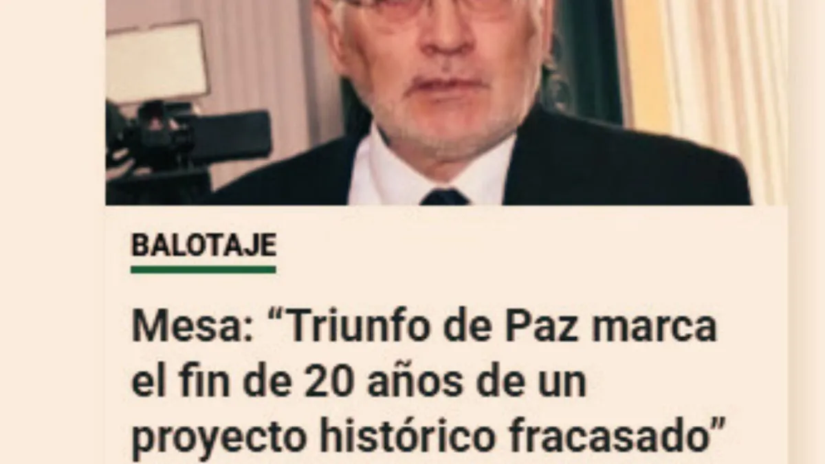 Morales: “No se acabó la izquierda, se terminó la gestión que dañó la economía y la justicia social”