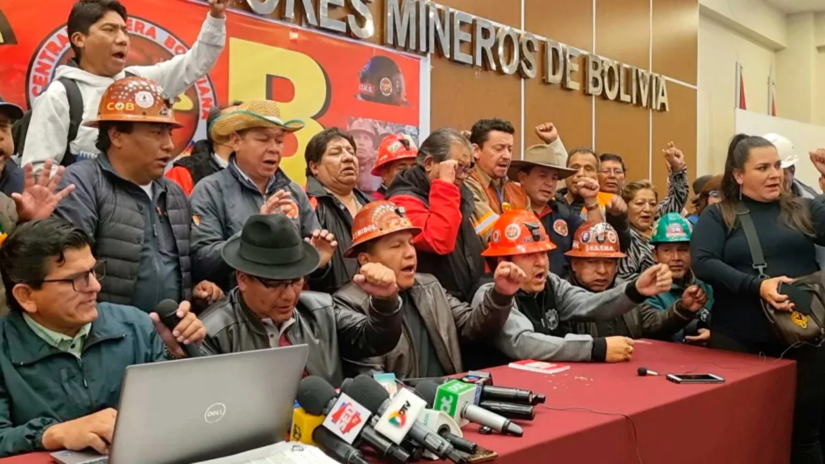 COB advierte al Gobierno que no permitirá medidas de ‘ajustes neoliberales’ y exige cambiar el rumbo