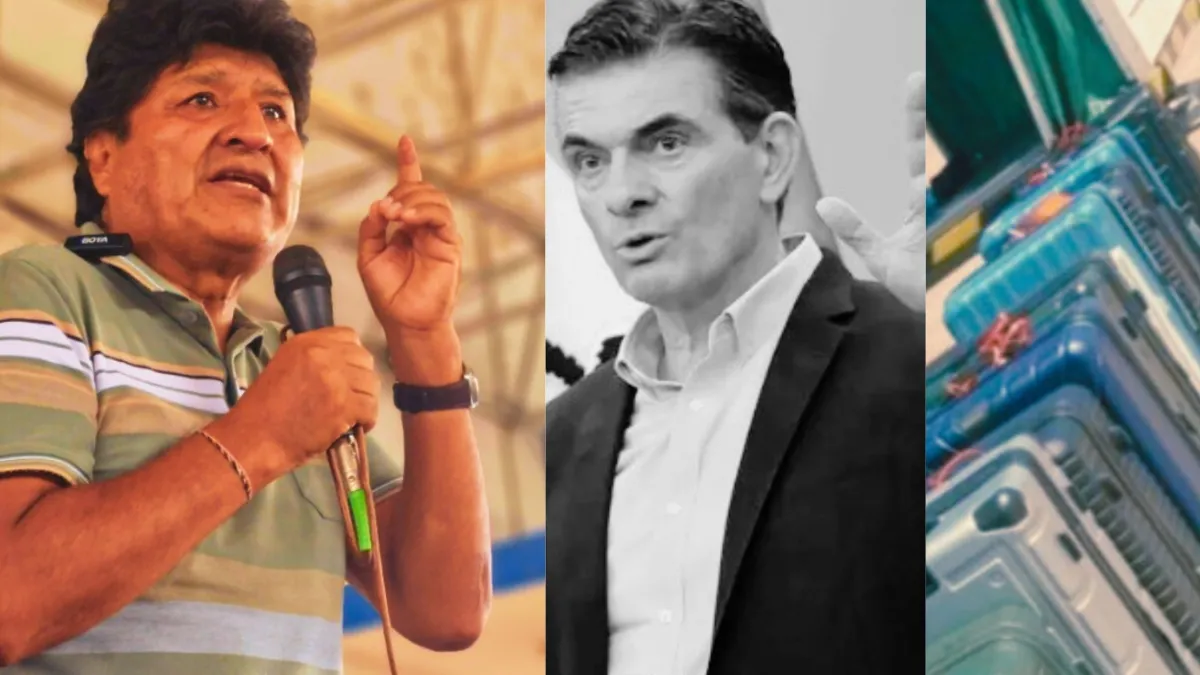 ¡Narcomaletas destapan mafia estatal! Evo exige pesquisa  por nexos judiciales y policiales