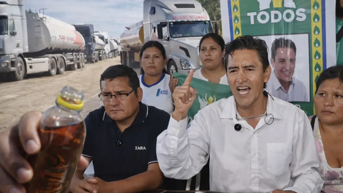 Cadima responsabiliza a Rodrigo Paz por la crisis y denuncia venta de “gasolina basura”