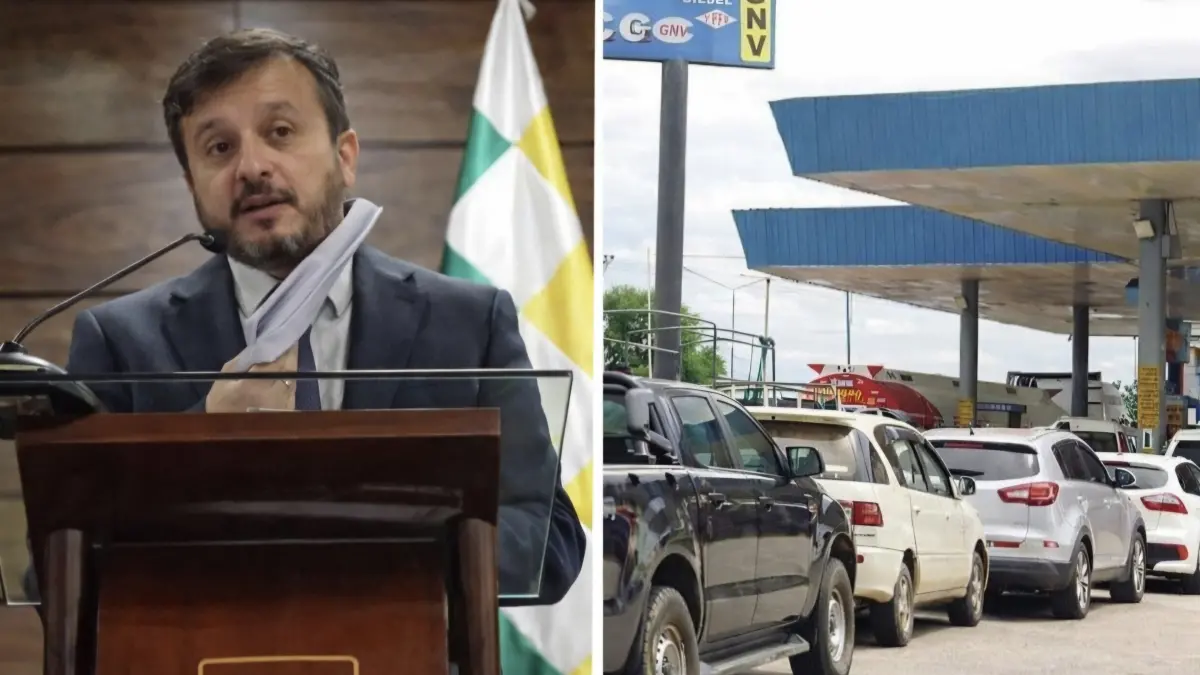 Ministro ratifica uso de aditivos para mejorar la gasolina mientras persisten largas filas en surtidores