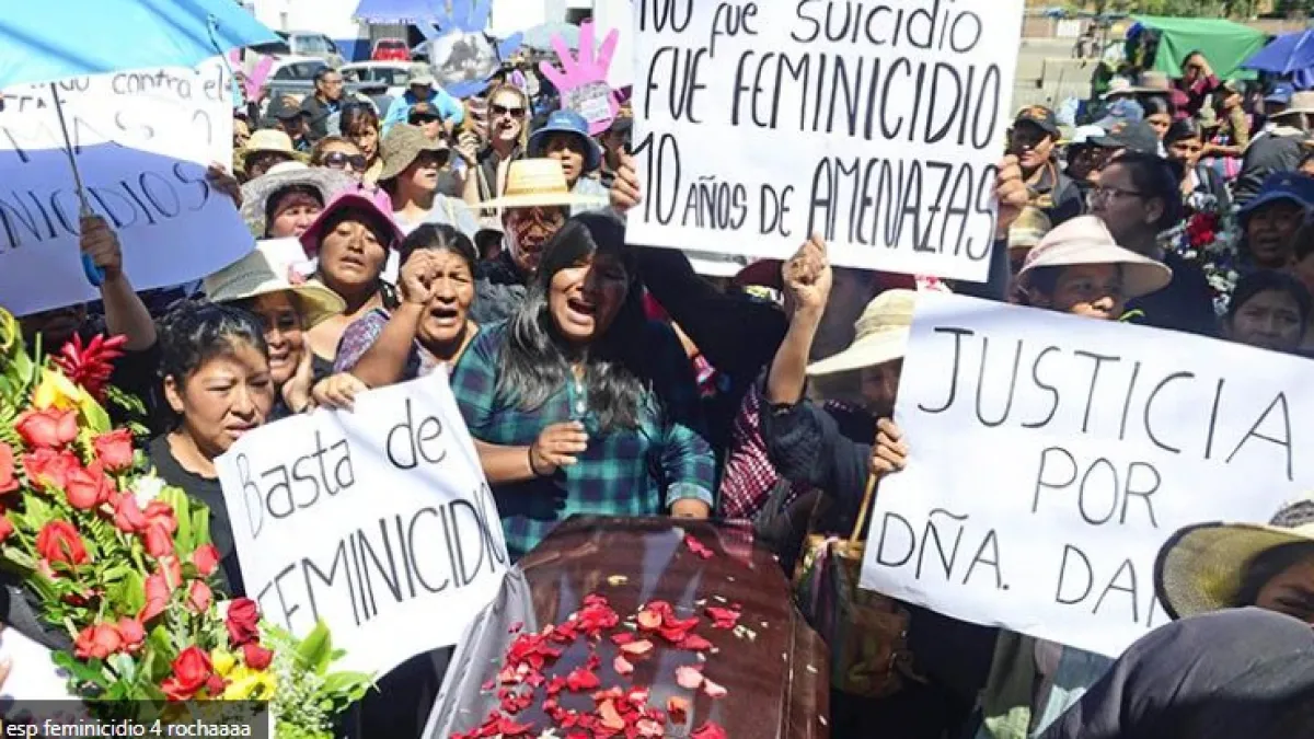 Bolivia: 19 mujeres asesinadas en 64 días