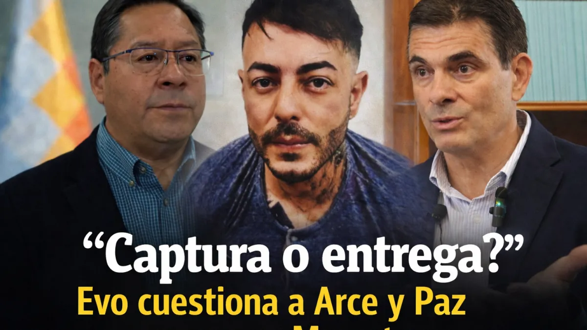 Evo: “¿Fue captura o entrega?” y pide revelar quién protegió a Marset en Bolivia