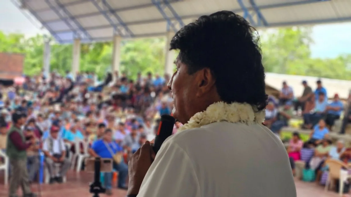 Evo Morales: "Somos pobres porque nos han empobrecido; en 2005 y tras el golpe volvimos a la limosna"