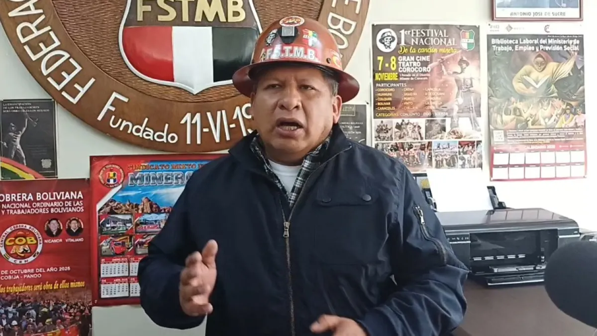 "Lapsus presidencial o desafío a la COB: Paye exige diálogo ya con pliegos en mano"