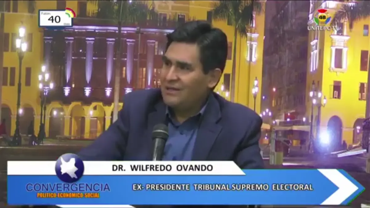 Ovando asegura revocatorio seguro para Rodrigo Paz